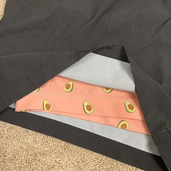 Bermies Shorts Mens XXL Black Avocado Compression Liner Running Gym Sports Beach - Picture 2 of 8